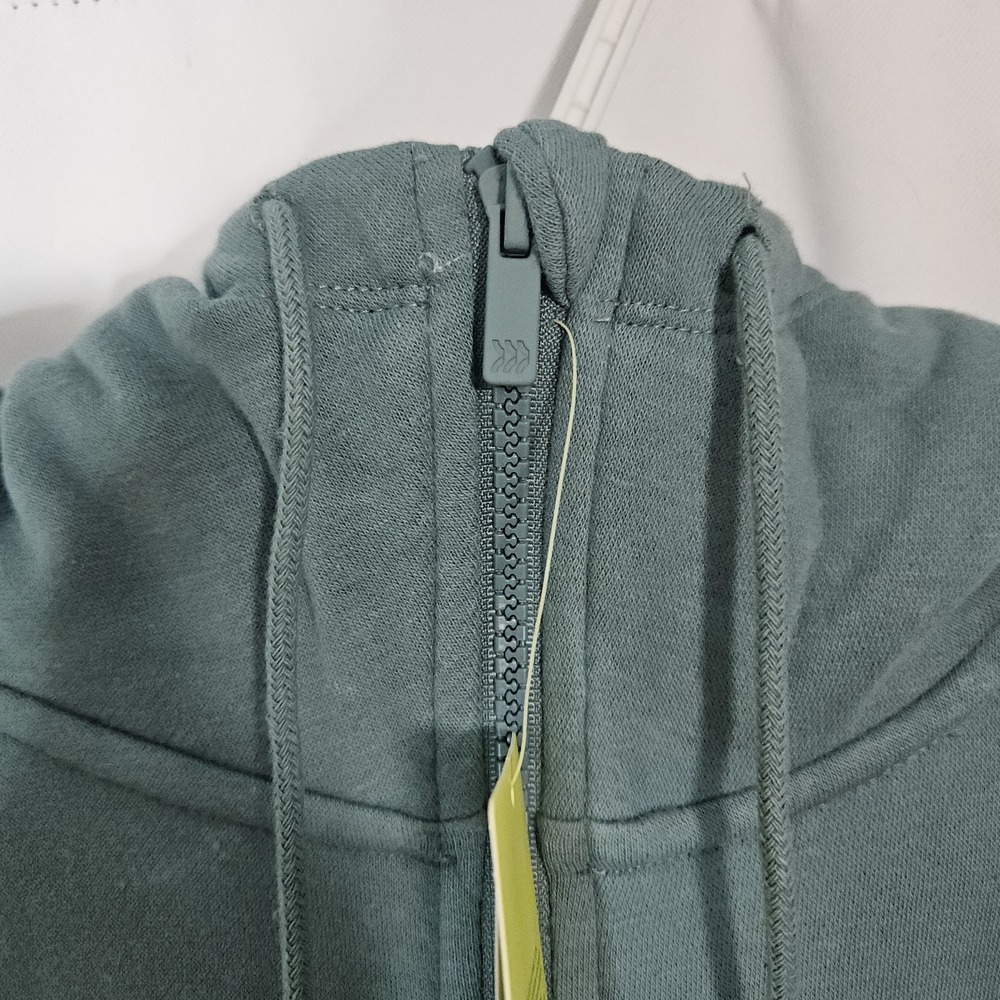 Full Zip Hoodie Women XXL Jade NEW All in Motion Fleece Raglan Athleisure Sporty - Picture 4 of 8